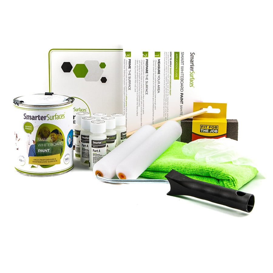 Peinture tableau blanc kit complet
